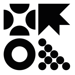 Kulturbryggans logotyp som ett K