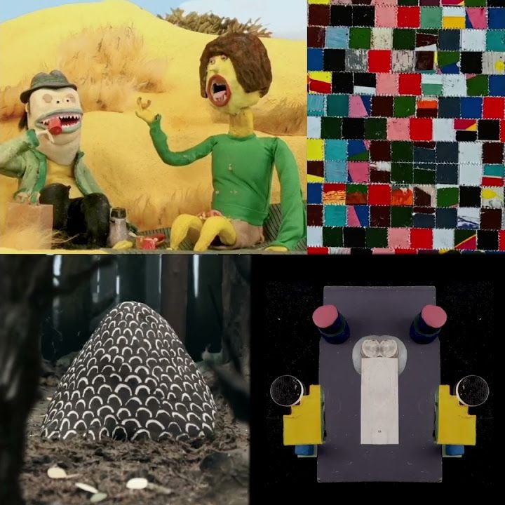 Shortreel med klipp från animatören Peter Larssons kortfilmer