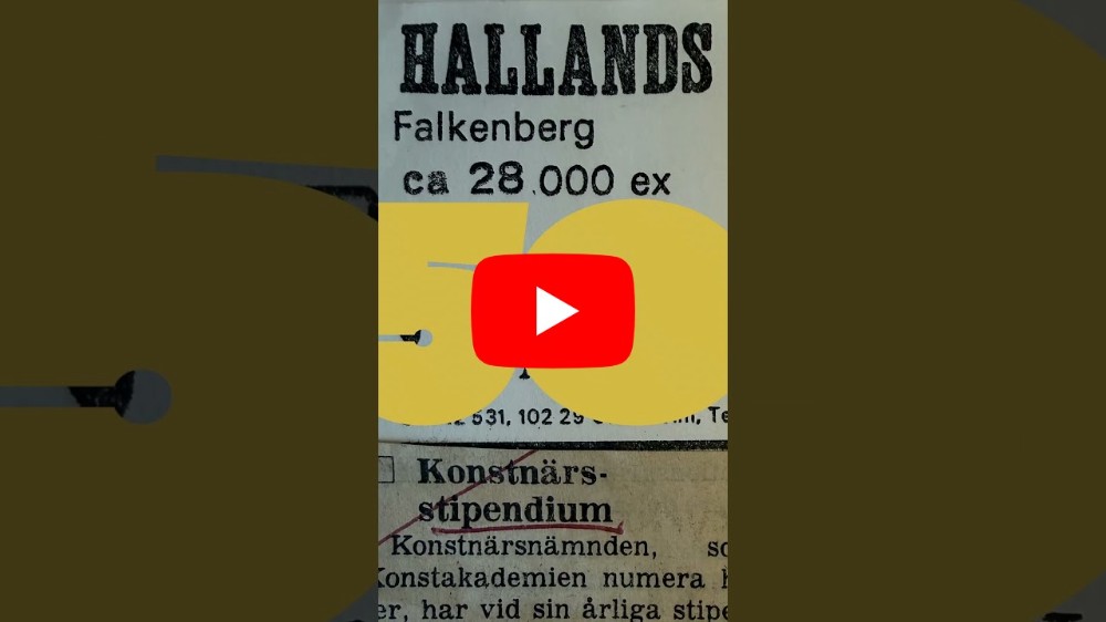 Film om Konstnärsnämnden 50 år